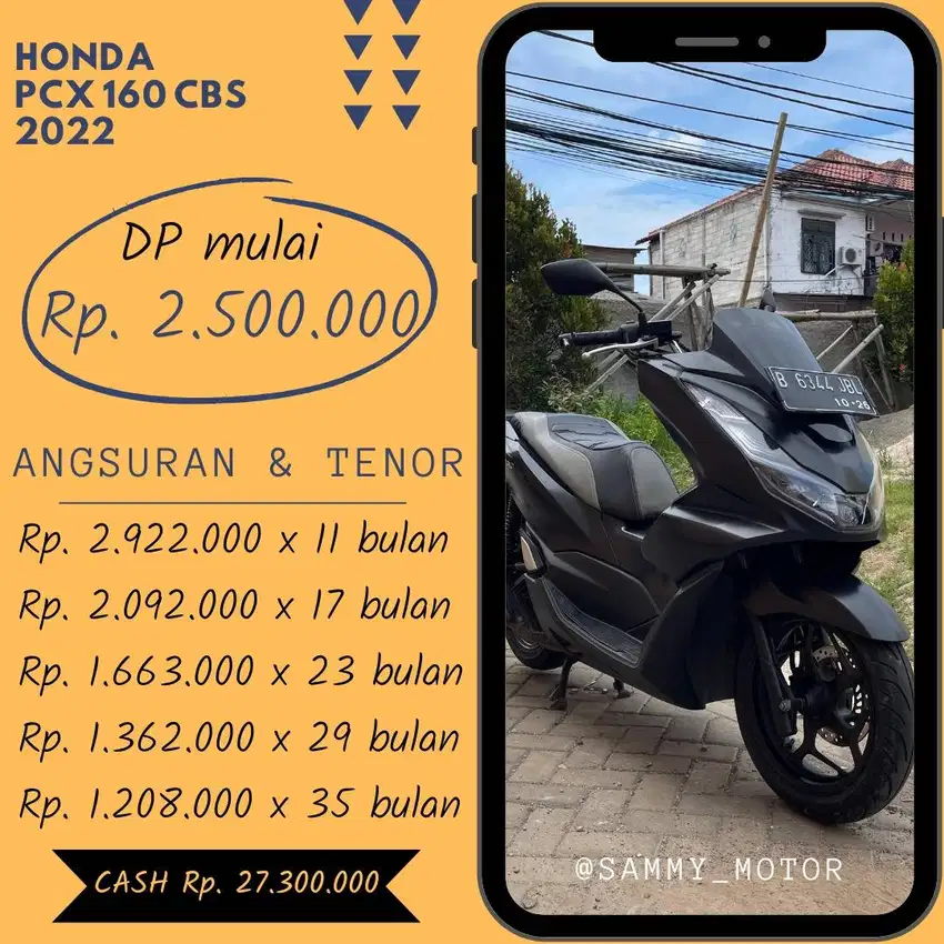 HONDA PCX 160 CBS 2022