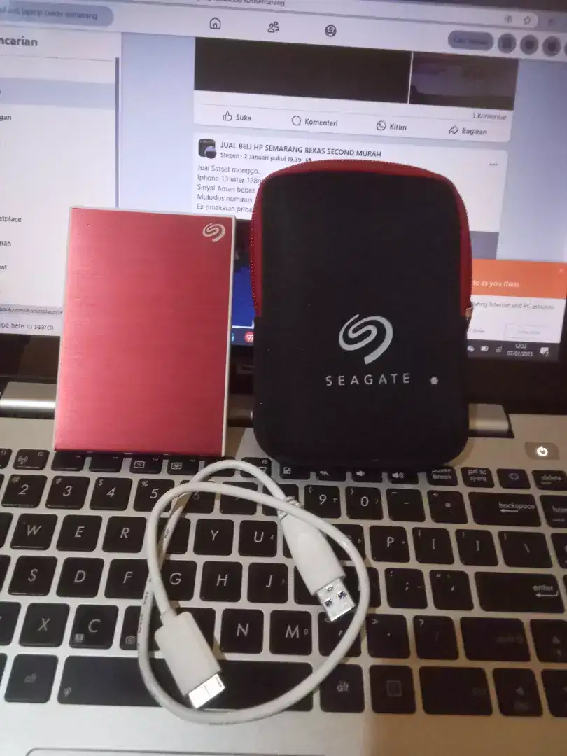 Seagate 1tb baru 1bulan