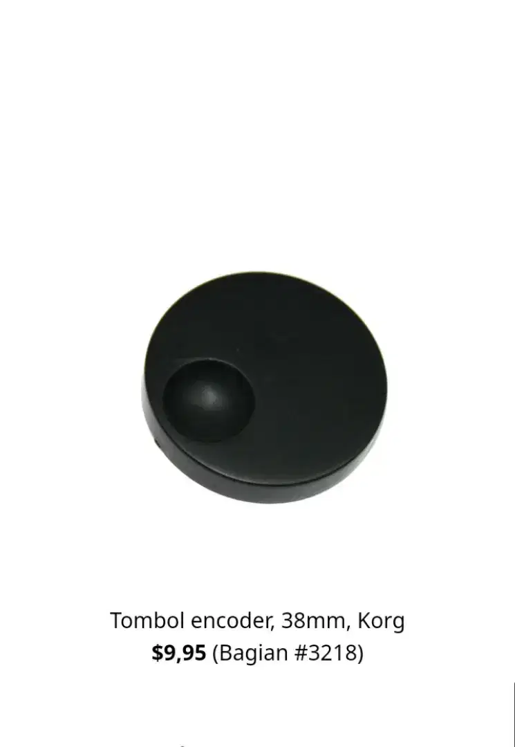 Knob tombol encoder ORI copotan Korg M50 bisa utk keyboard lain Murah