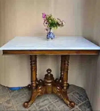 Meja konsul marmer 60x120 cm