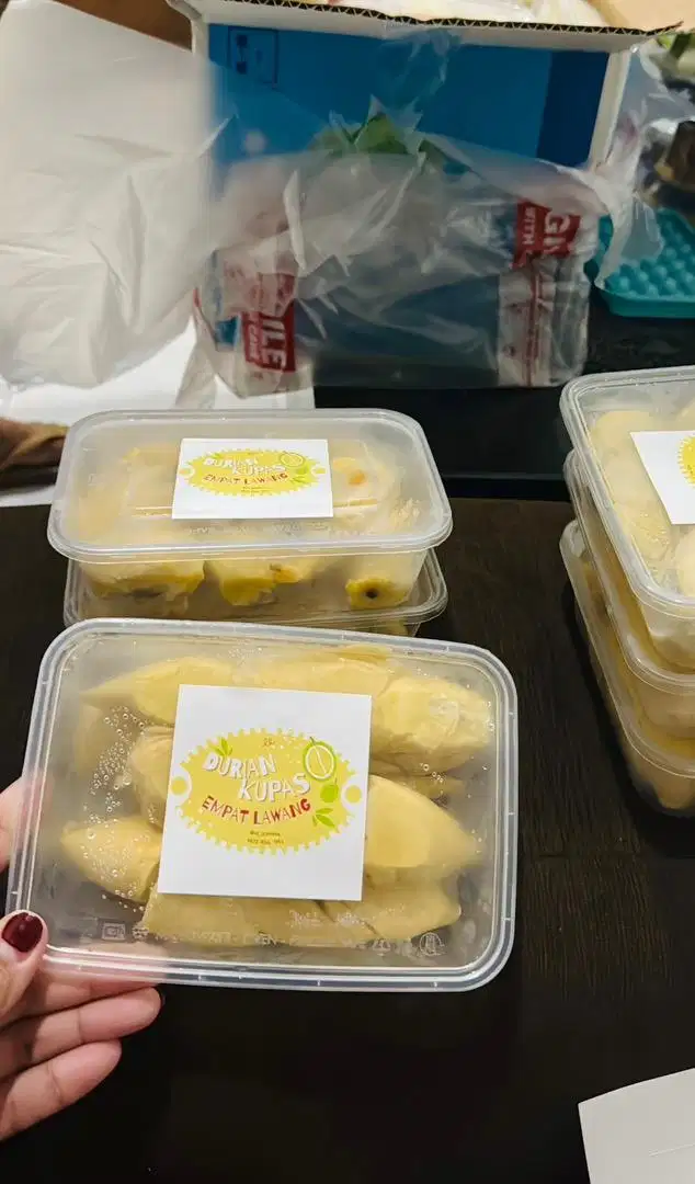 durian kupas asli empat lawang