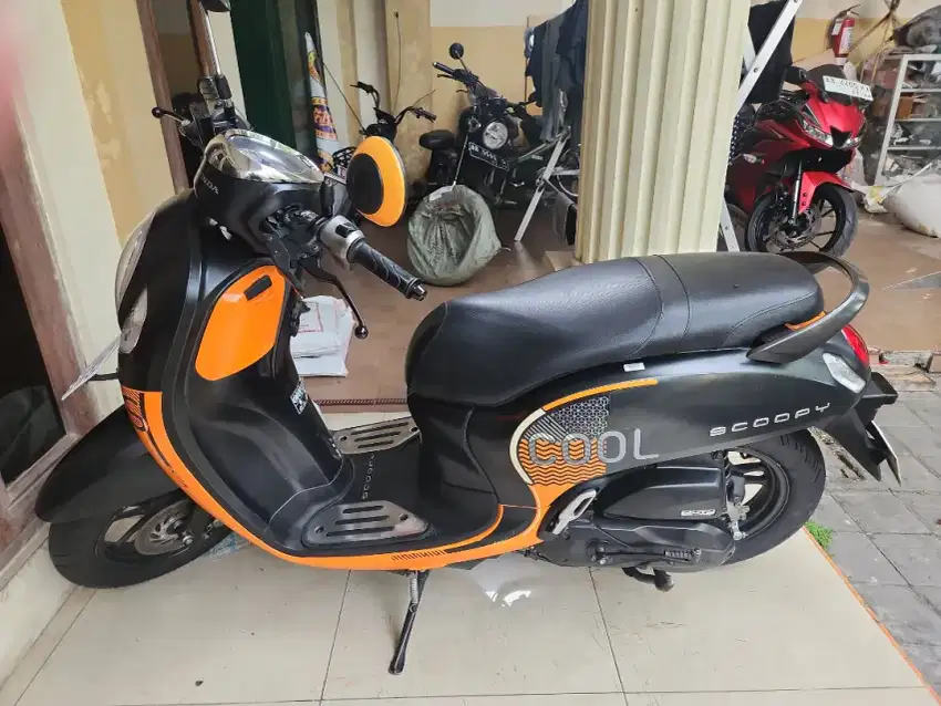 Dp200rb Scoopy 2022 abu orange gbm