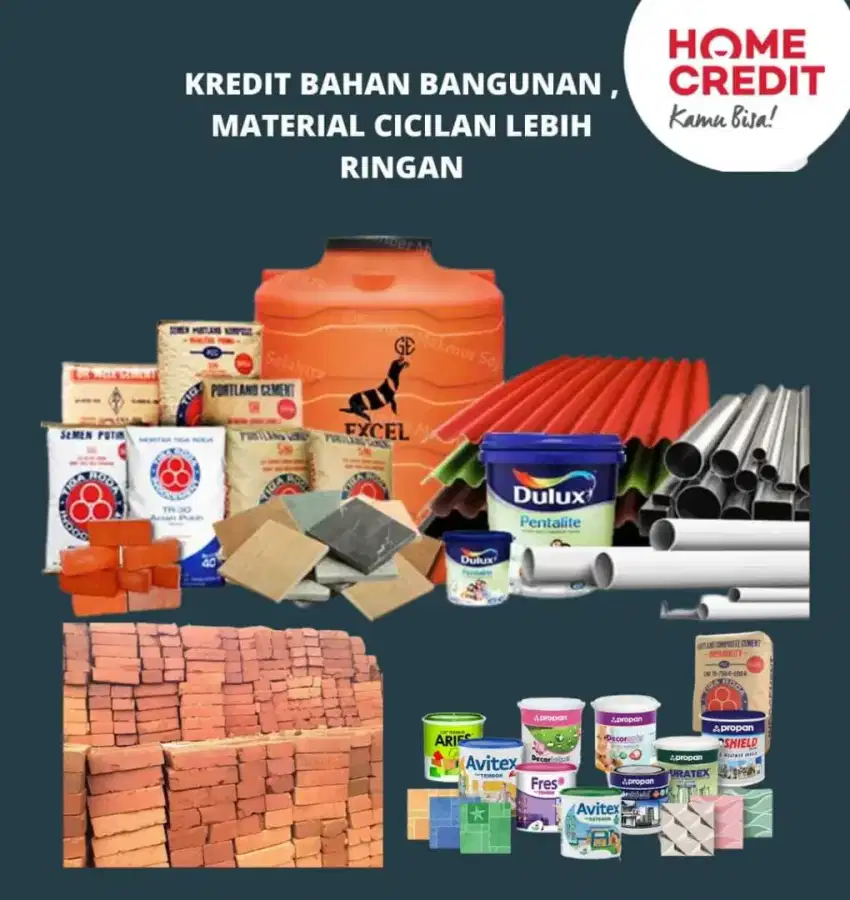 SEGAMPANGITU ITU CICILAN BAHAN BANGUNAN BEBAS 1X CICILAN