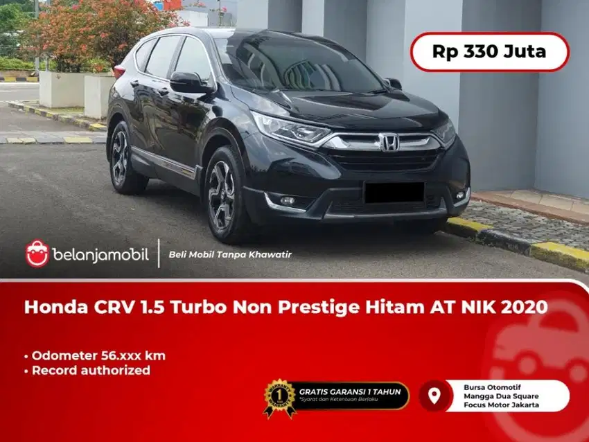 [ WARRANTY ] Honda CRV CR V CR-V 1.5 Turbo Hitam AT 2020/2021