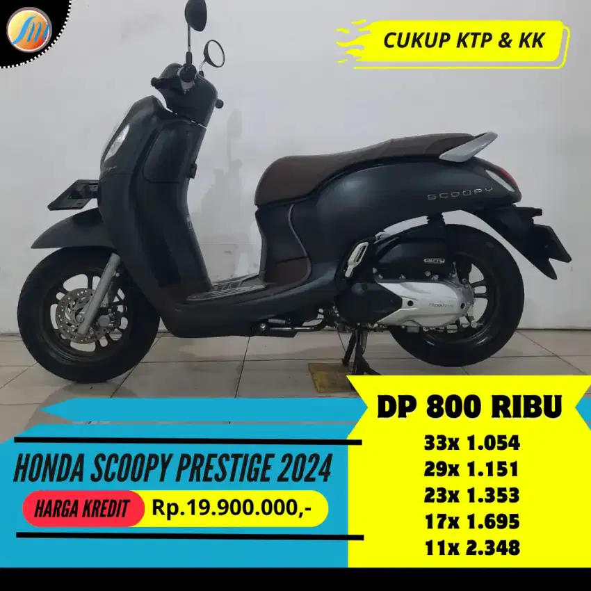 KREDIT MURAH DP HANYA 800RIBU HONDA SCOOPY PRESTIGE 2024 SEKEN