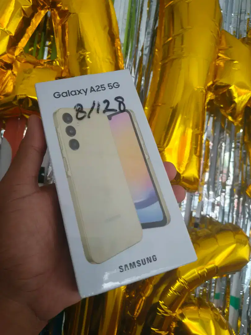 New Samsung galaxy A25 5G Ram8/128 garansi resmi 1 tahun