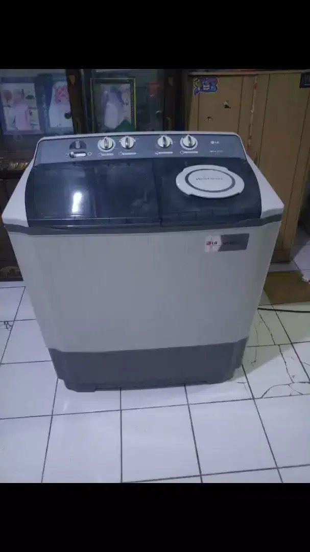 Jual mesin cuci merk LG kpsitas 14kg fungsi normal