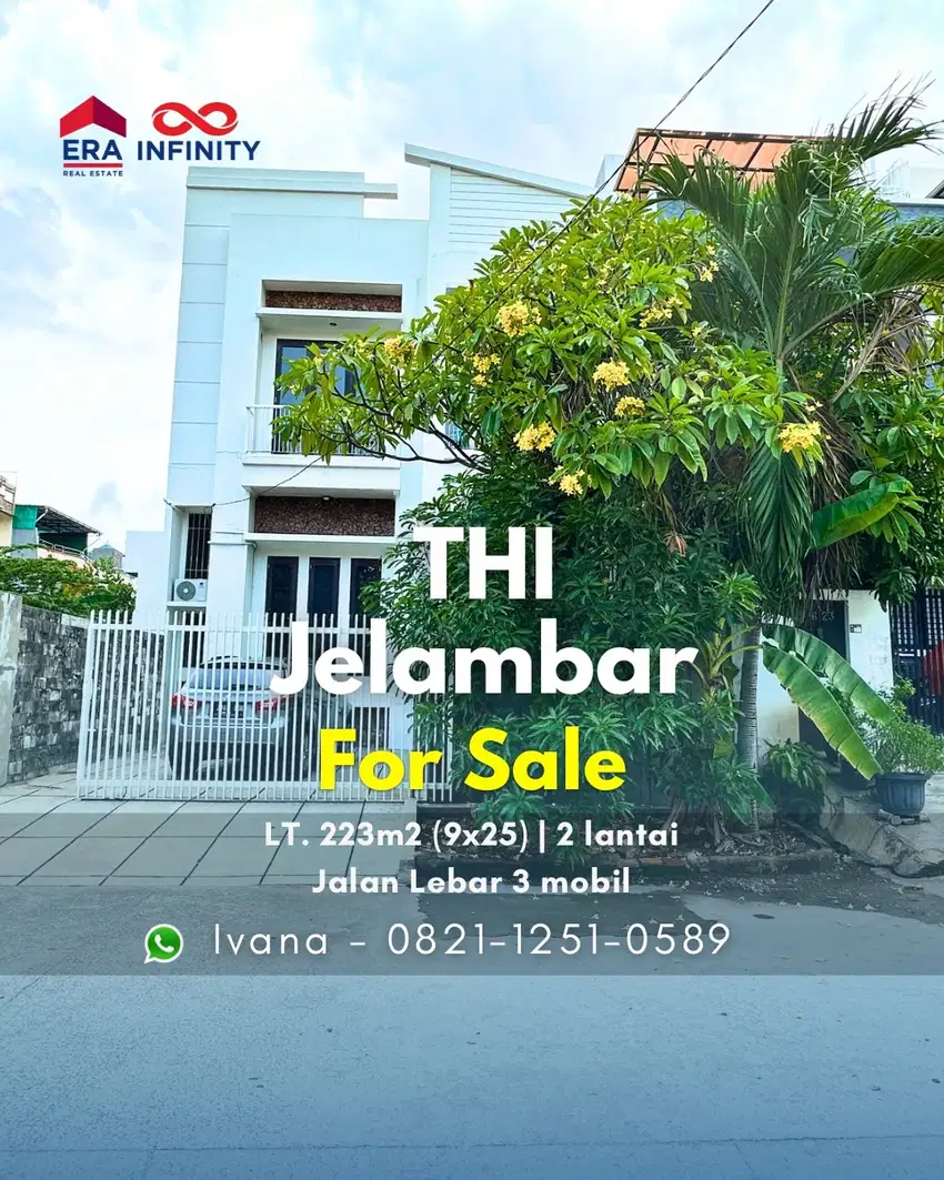 Jual rumah bagus taman harapan indah jelambar