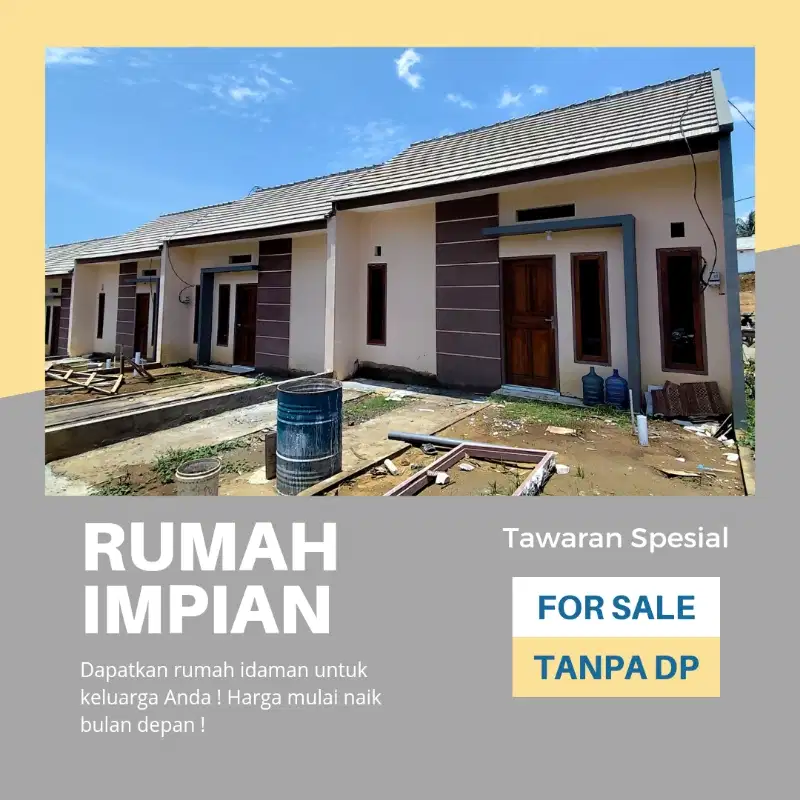 RUMAH SUBSIDI TANPA DP