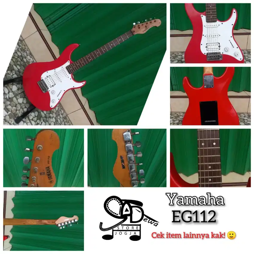 YAMAHA EG112 GITAR STRATOCASTER MODEL EG 112 bkn pacifica 112j 112v