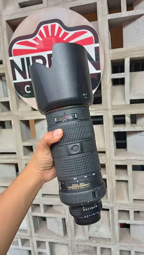 Lensa tele cocok buat sport NIKON AFS 80-200 f2.8 D ED Gen IV TC