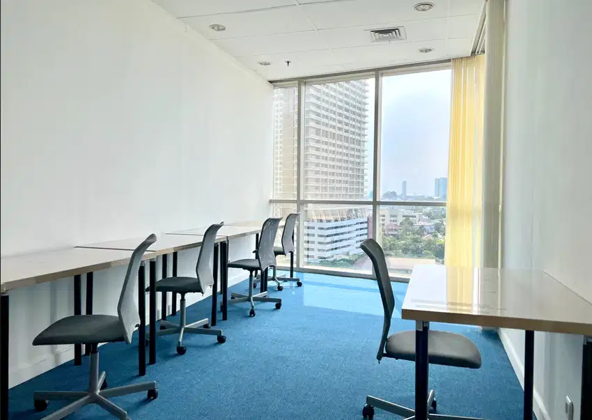 Sewa Kantor Menara Batavia Fully Furnished 8 Pax di Jakarta Pusat