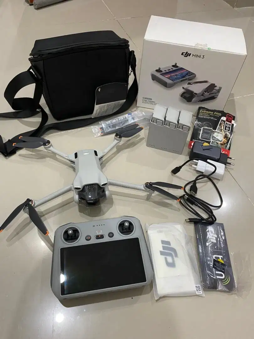 Dijual Drone DJI mini 3 Fly more combo RC