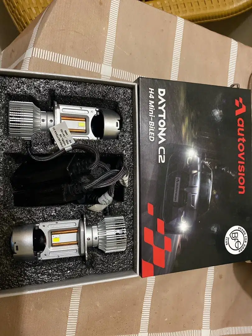 Headlamp headlight mini biled autovision c2 100w