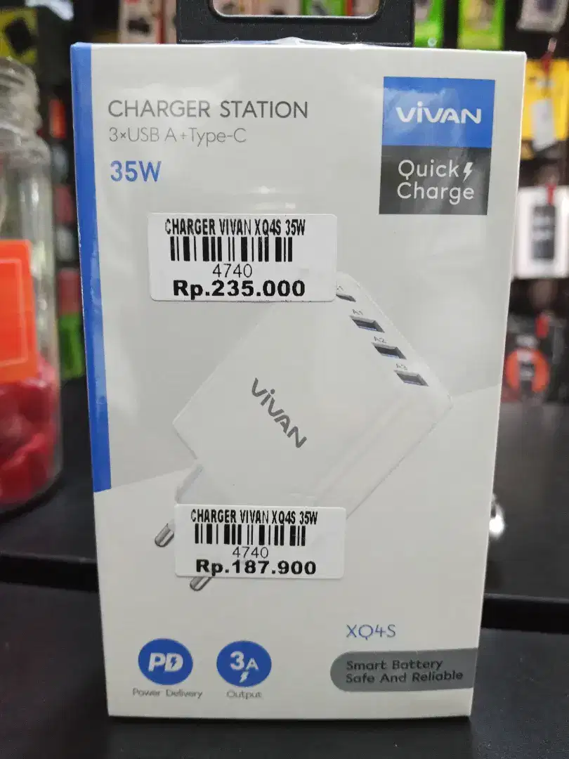 CHARGER VIVAN XQ4S 35W | ATLANTIS DAHSYAT