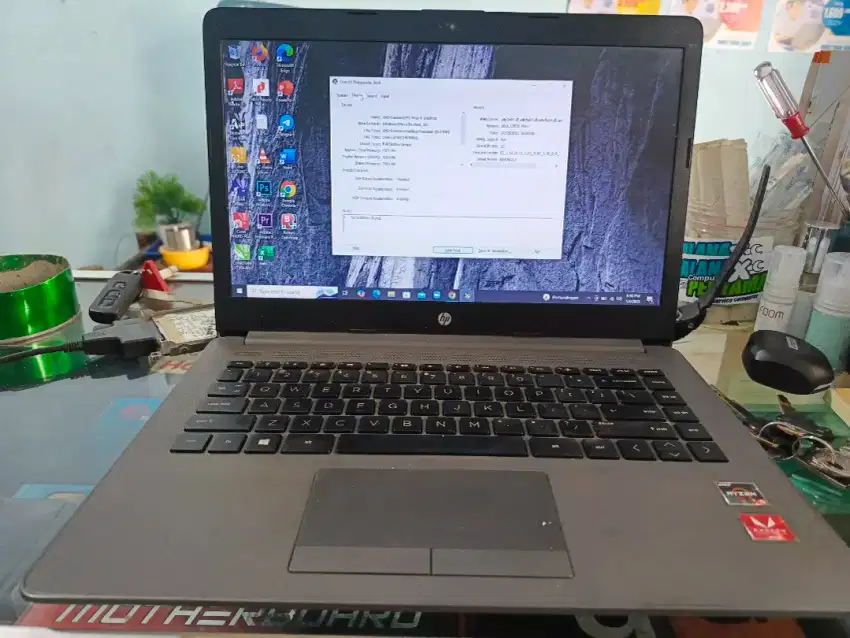 Laptop Hp, ryzen 5-2500, ram 8Gb ssd 256Gb