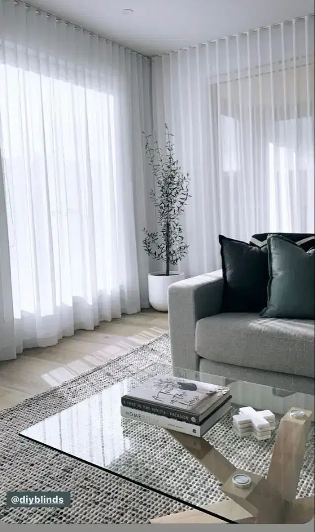 Jual tirai jendela gordyn hordeng gorden wallpaper dinding rollblind v
