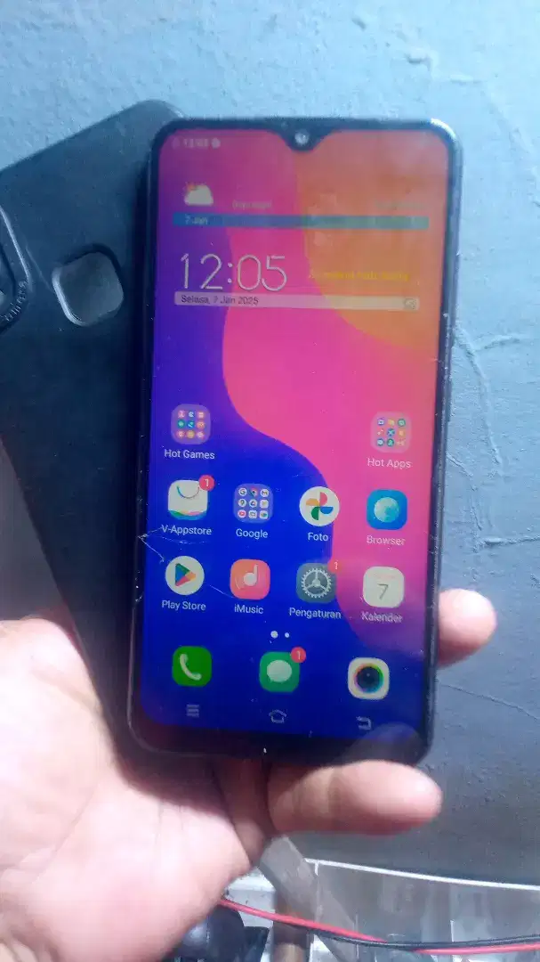 Vivo y91 ram 2/32gb hp silikon