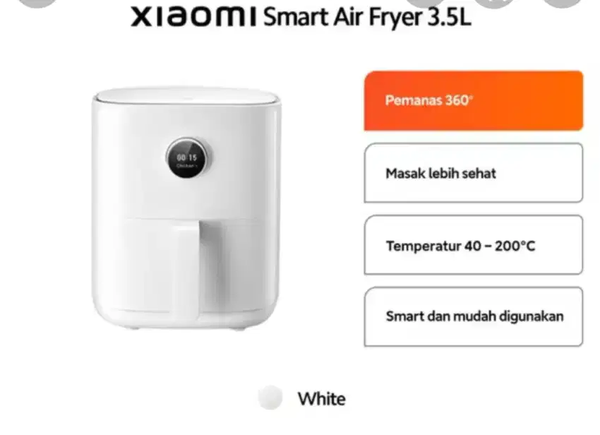 MI SMART AIR FRYER 3.5 L (Dibawah Harga pasaran)