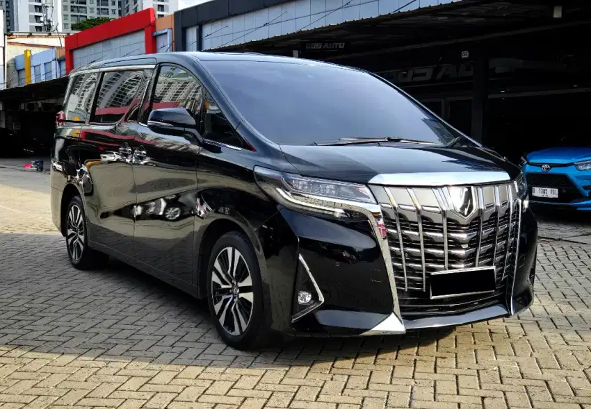 TOYOTA ALPHARD 2022 HITAM G ATPM LOW KM FULL RECORD PAJAK PANJANG