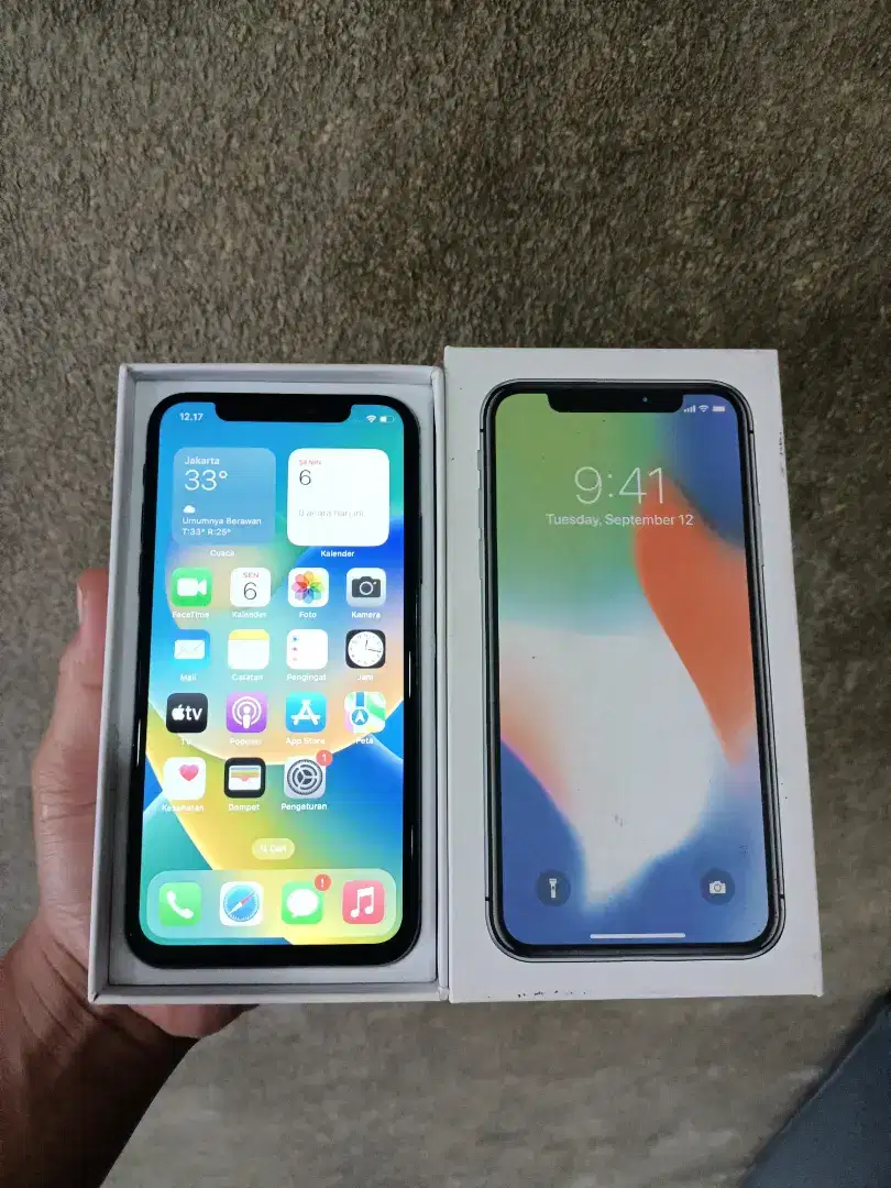 IPHONE X 256GB INTER REGIS ALL OPERATOR SECOND BERGARANSI