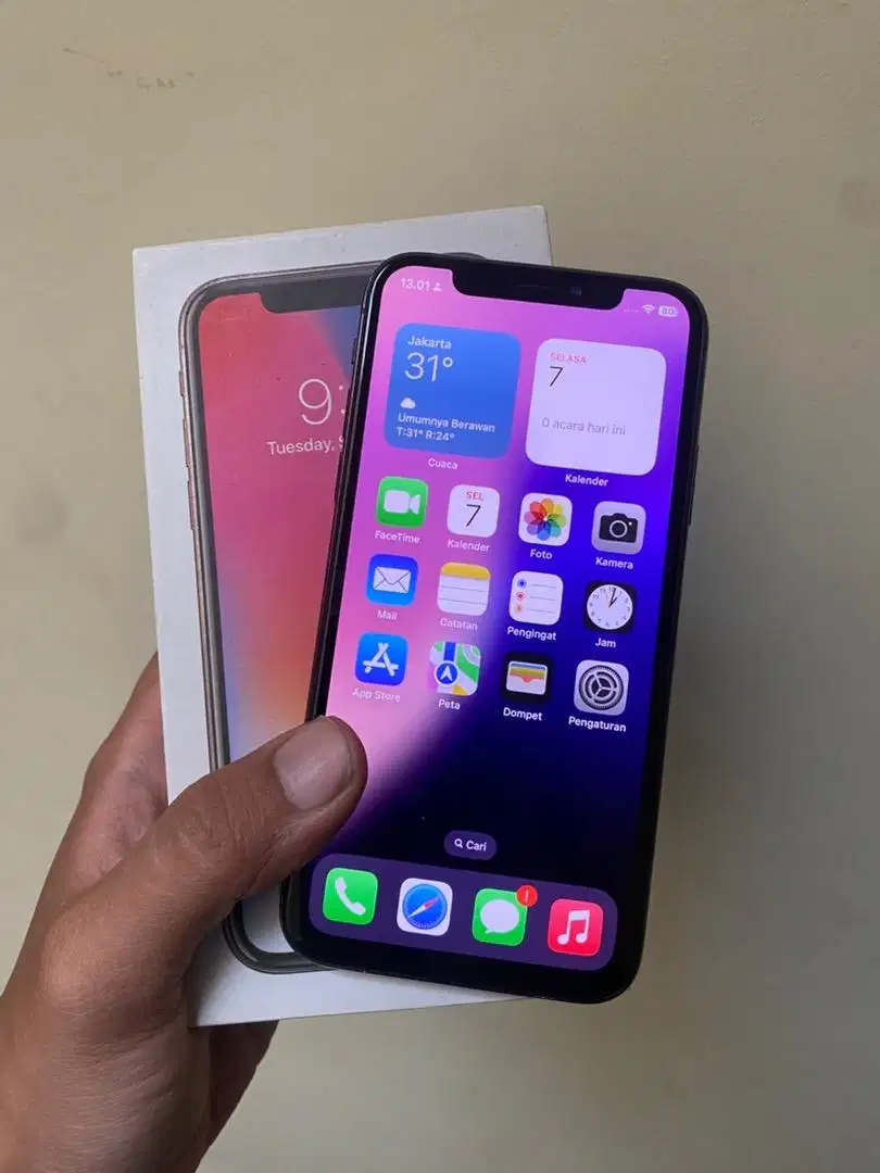 Iphone X 64gb warna black