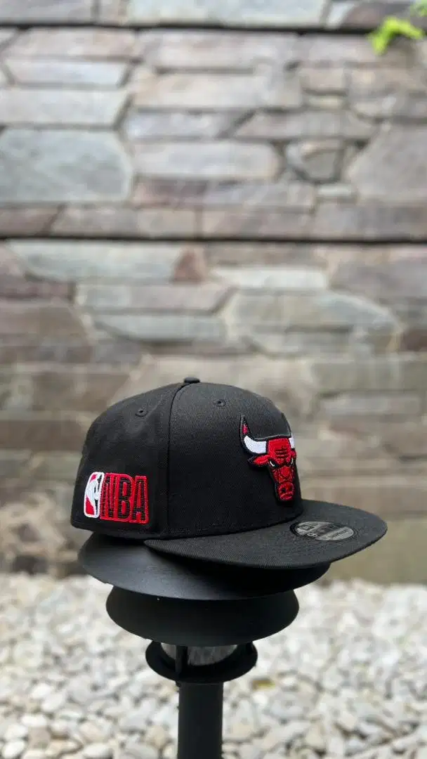 New Era X Alpha Industries X Chicago Bulls Black 9Fifty Cap