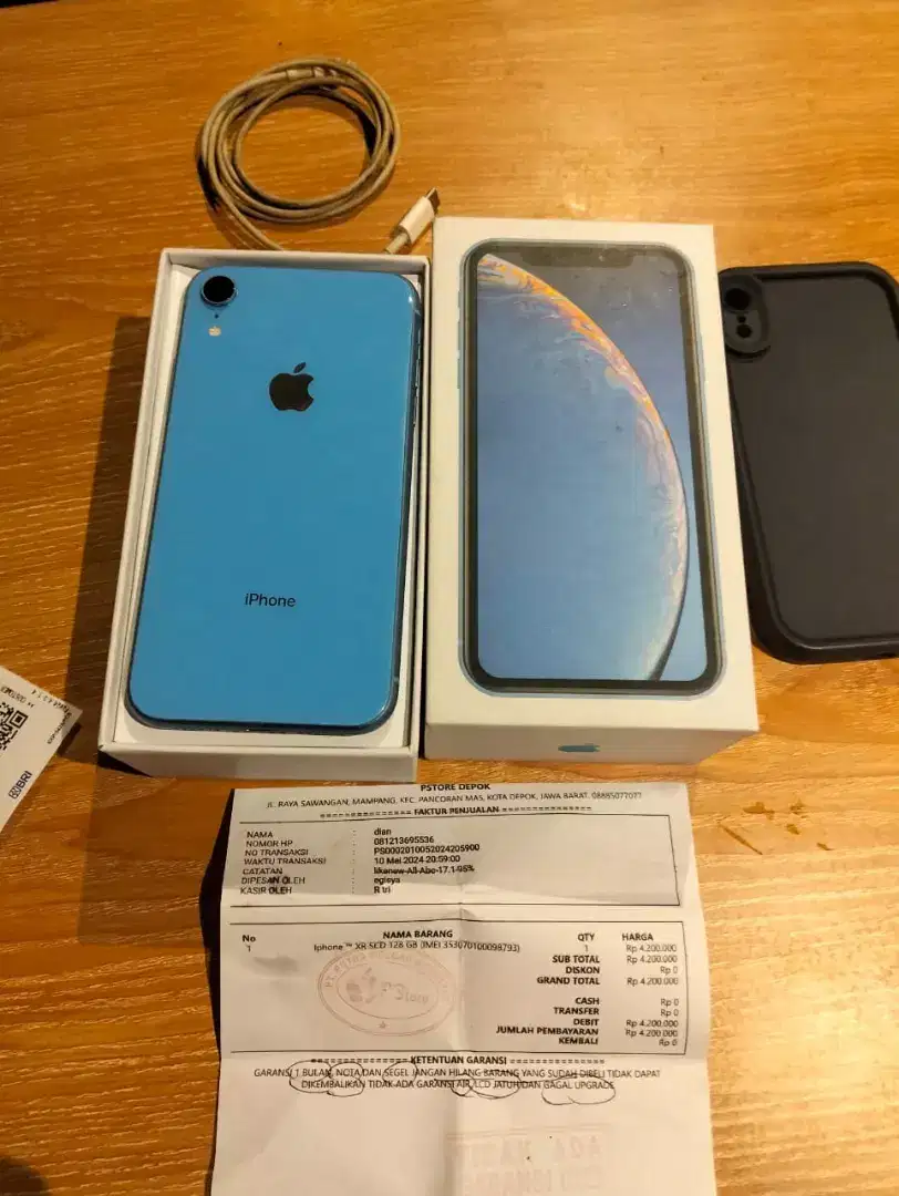 iphone XR 128 inter Fullset mulus