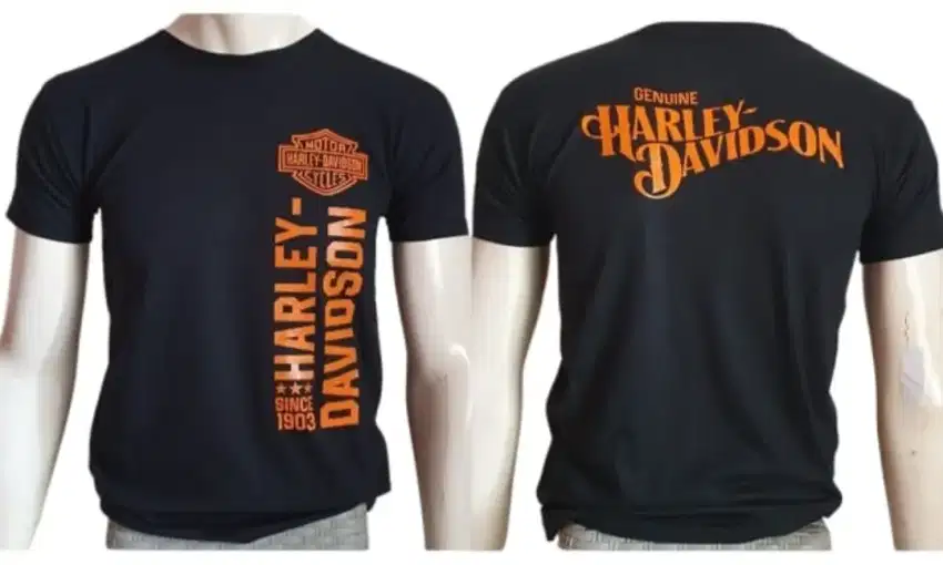 Kaos harley davidson black since