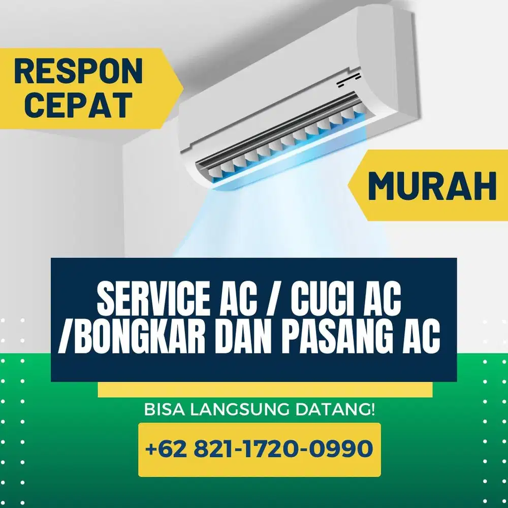 Cuci ac murah respon cepat