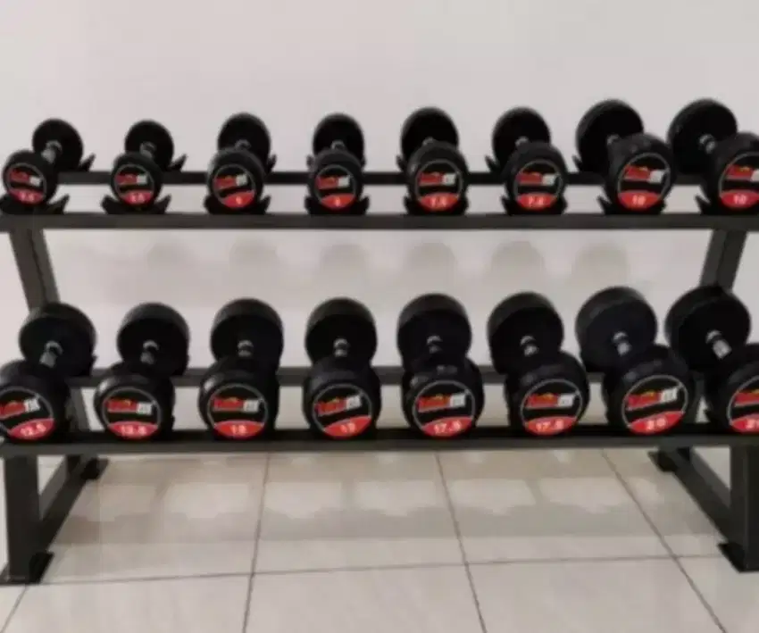 DUMBLE SET + RACK 2,5 - 20 KG