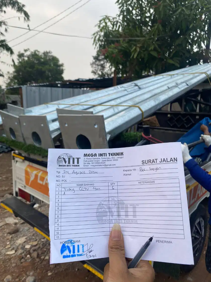 Tiang cctv jakarta ( pondasi + tiang + pemasangan )