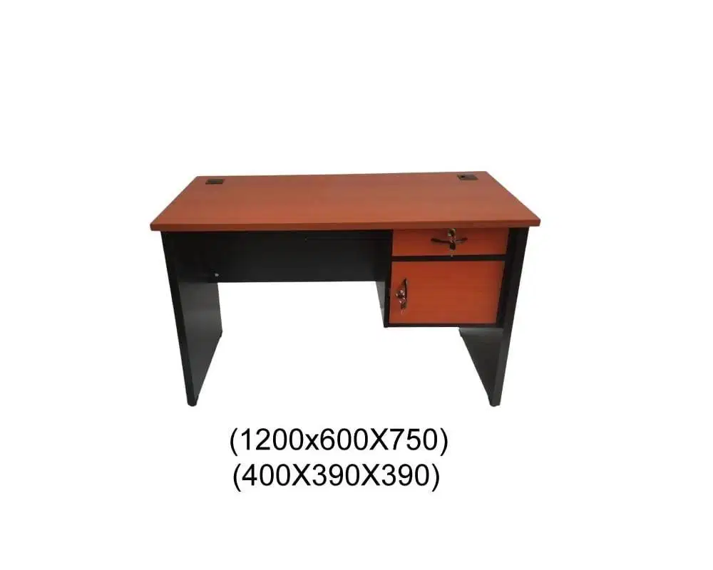 Meja Kerja Kantor Uk.120 Plus Laci Gantung Meja Kantor bahan melamine
