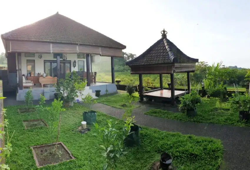 Dijual Rumah Semi Villa Istimewa, View Gunung Sawah Dan Sunset