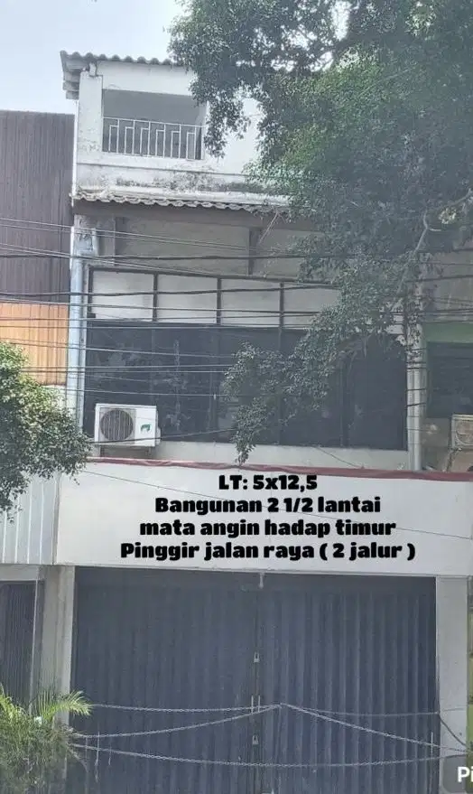 Disewakan murah ruko di kh mansyur jakarta pusat