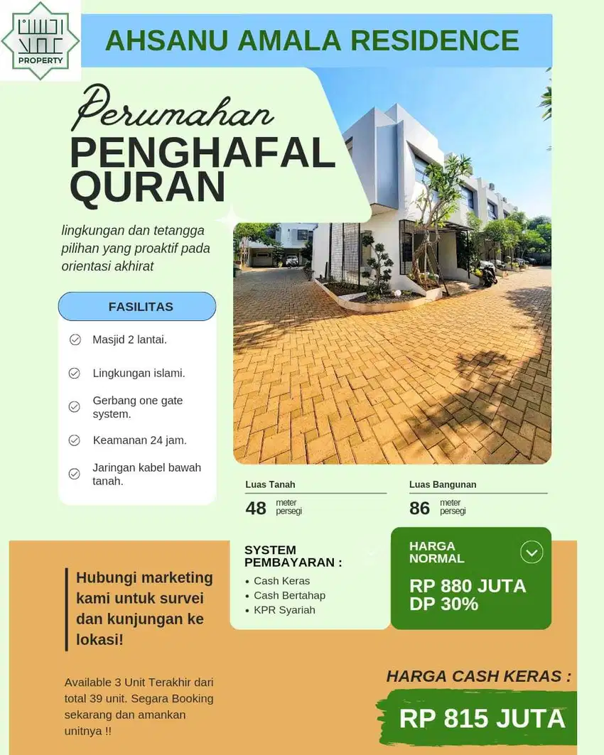 Rumah Dijual Ready Stock Siap Huni di Cinangka Depok KPR Syariah