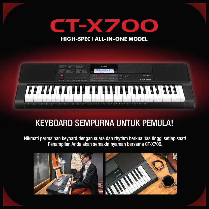 Casio CTX700 pilihan paling keren buat belajar pemula