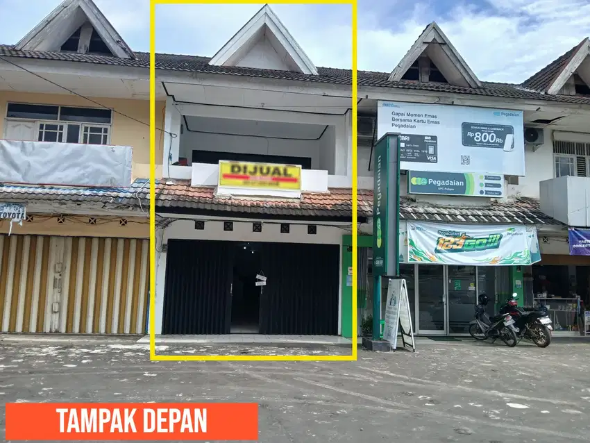 Ruko Gandeng Rumah 2 Lantai Dalam Komplek Poligon Palembang