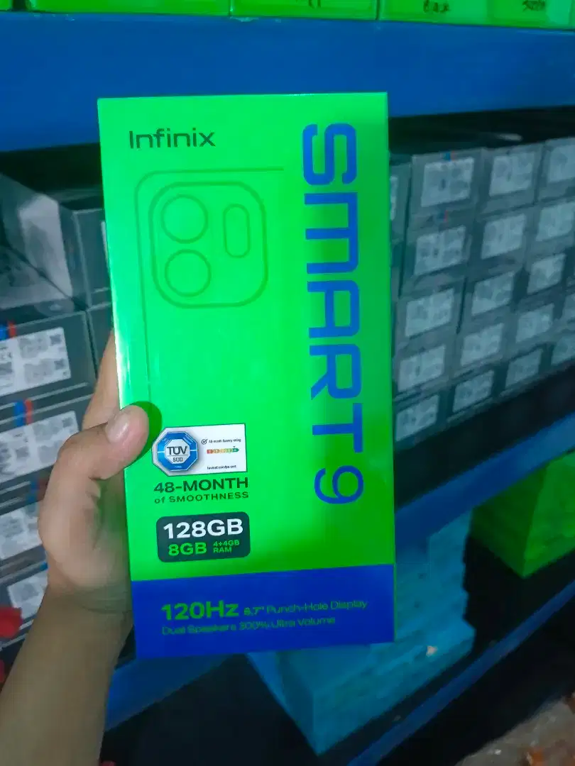 PROMO INFINIX SMART 9 RAM 4+4/128 BARU, SEGEL PABRIK, GARANSI RESMI