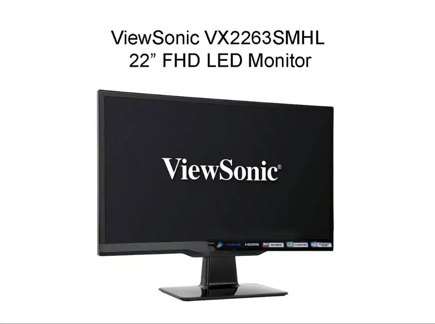 ViewSonic VX2263SMHL 22 FHD LED Monitor