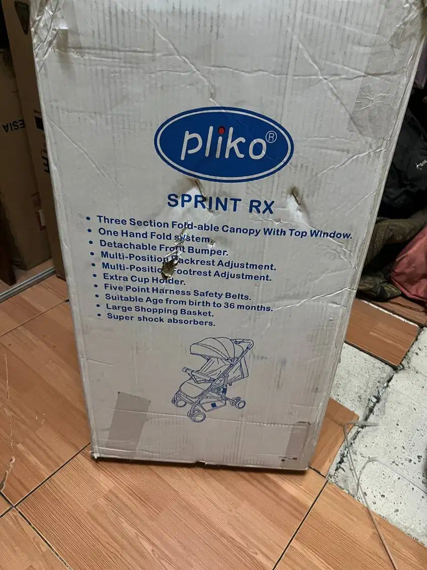 Stroller Pliko Sprint RX (Masih didalam Dus)