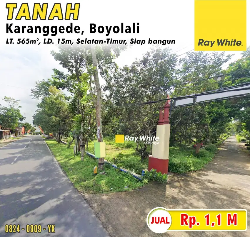 Dijual Tanah Karanggede, Boyolali