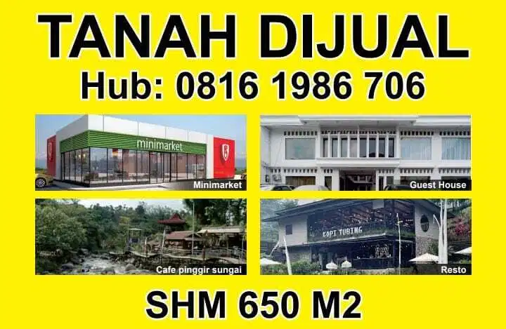 Dijual Tanah cocok untuk Kafe , Minimarket, Guest House, Shop House