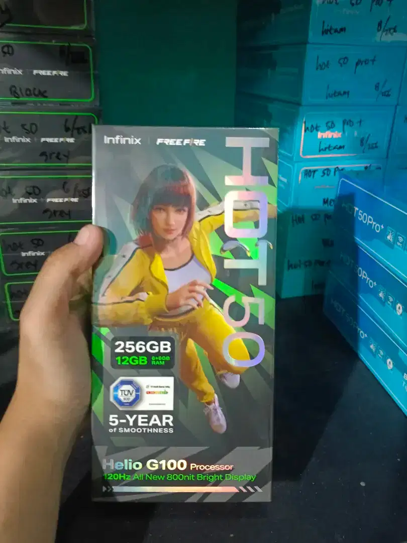 PROMO INFINIX HOT 50 RAM 6+6/256 BARU, SEGEL PABRIK, GARANSI RESMI