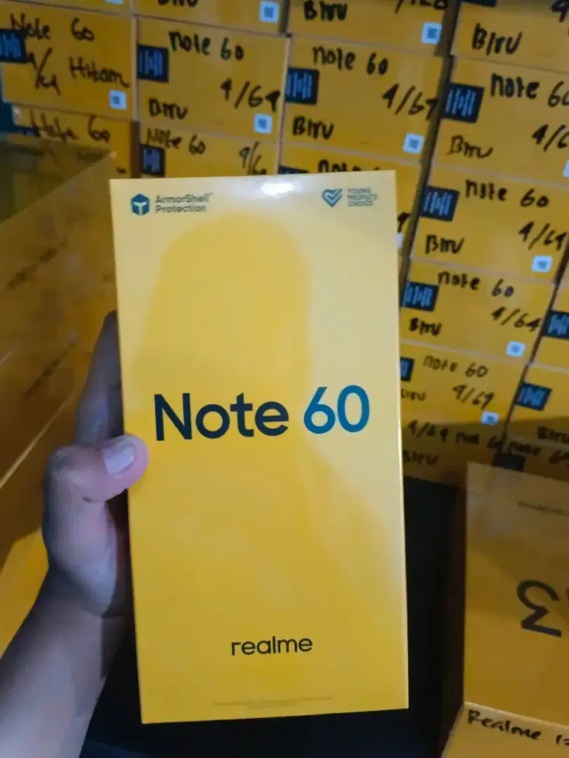 PROMO REALME NOTE 60 RAM 4+8/64 BARU, SEGEL PABRIK, GARANSI RESMI