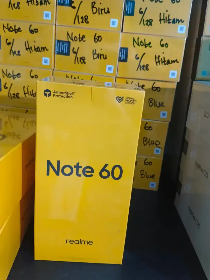 PROMO REALME NOTE 60 RAM 6+12/128 BARU, SEGEL PABRIK, GARANSI RESMI