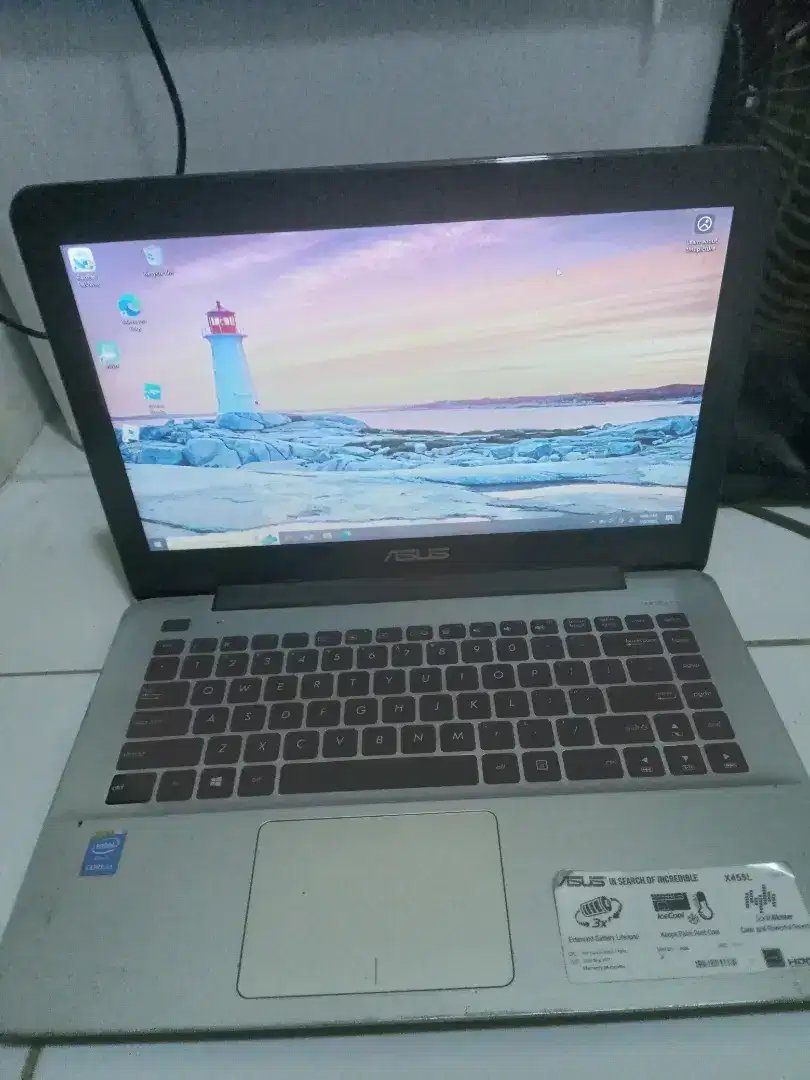 Laptop asus second  X455LAB