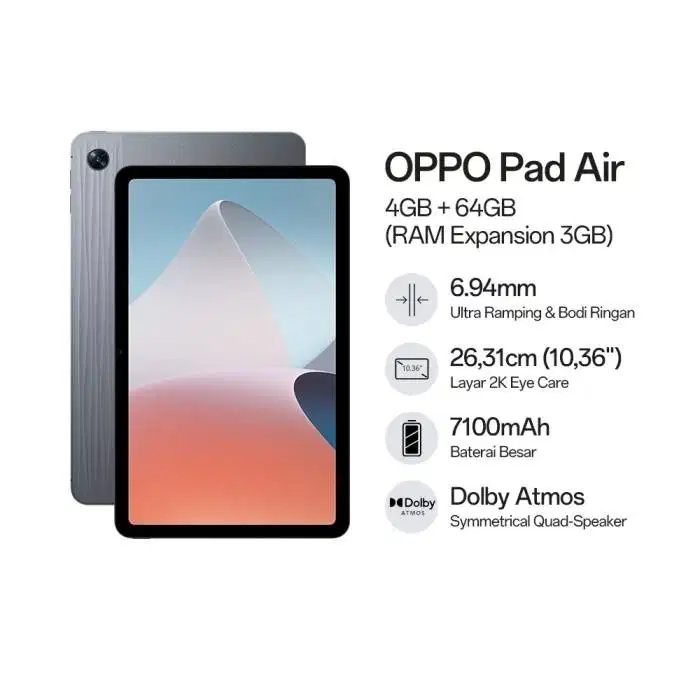 OPPO PAD AIR (4/64) BARU PROMO TERMURAH