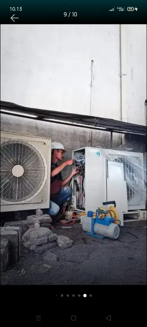 jasa servis ac kulkas mesin cuci kompa air bongkar pasang ac dll