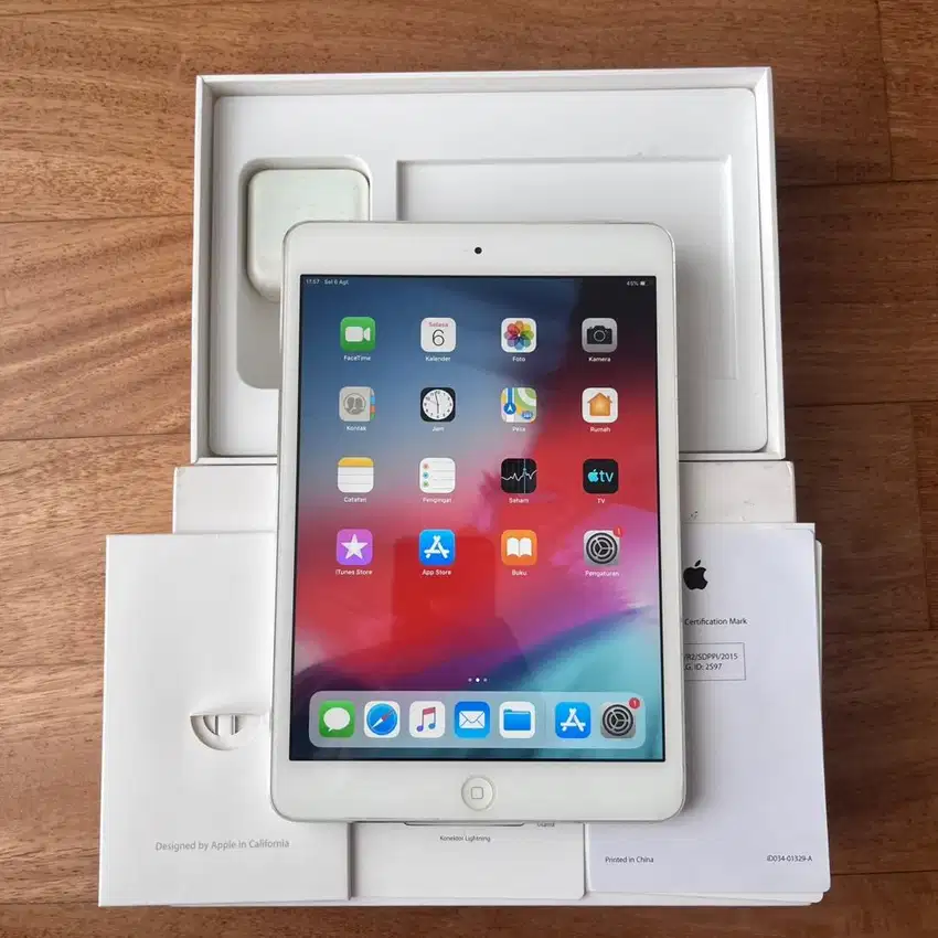 Ipad mini 2 wifi 32 GB resmi full set ex ibox bonus video edukasi anak